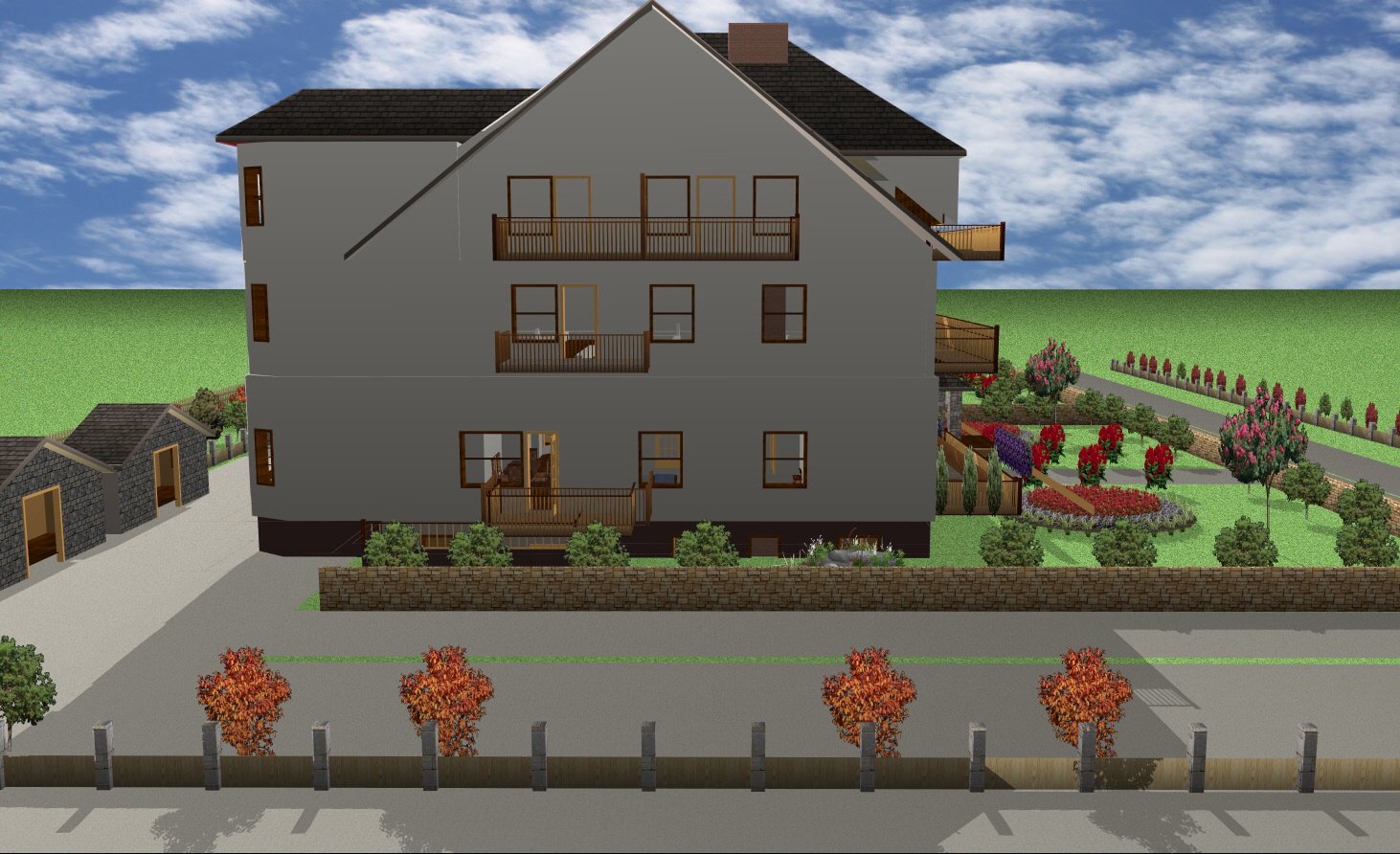 BUNGALOW`s  auf der Tiefgarage  NORDEN  2024