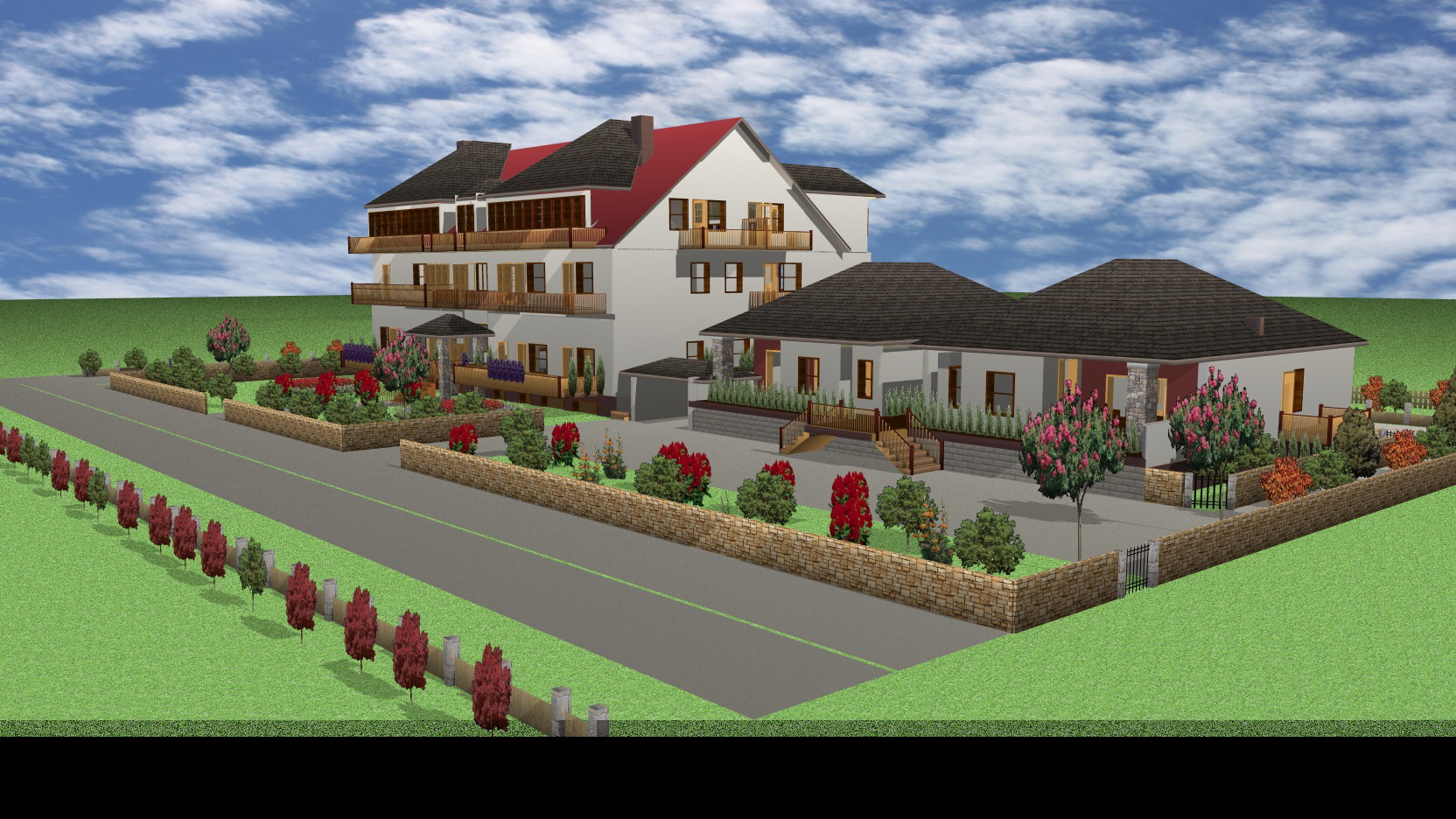 BUNGALOW´s auf der Tiefgarage  SÜD-WEST  2024