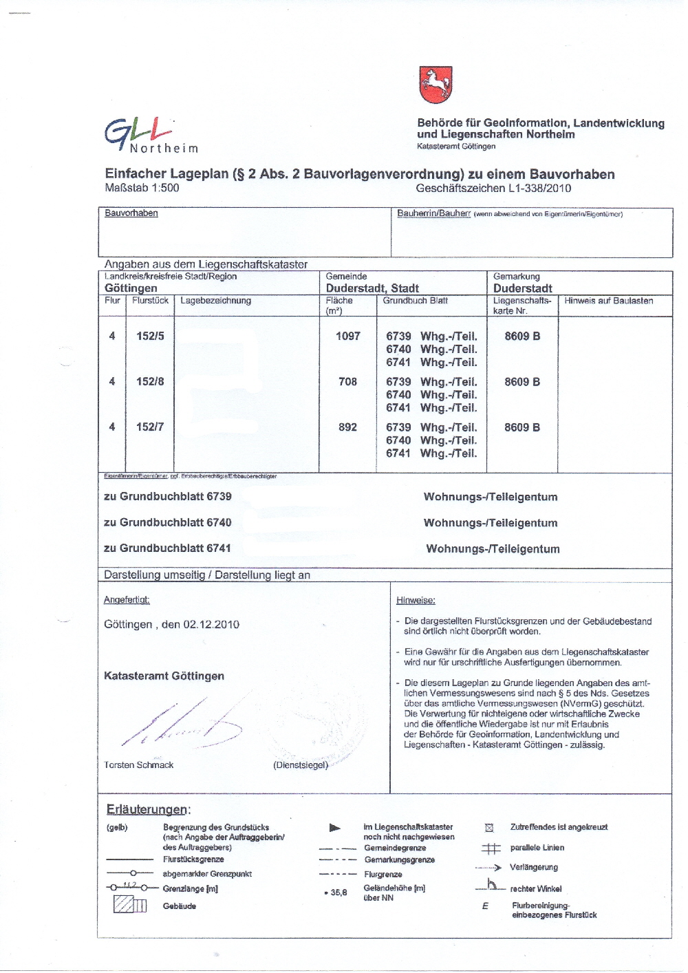 Lageplan IST-ZUSTAND 2